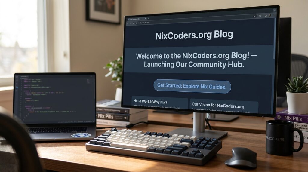 start nixcoders.org blog